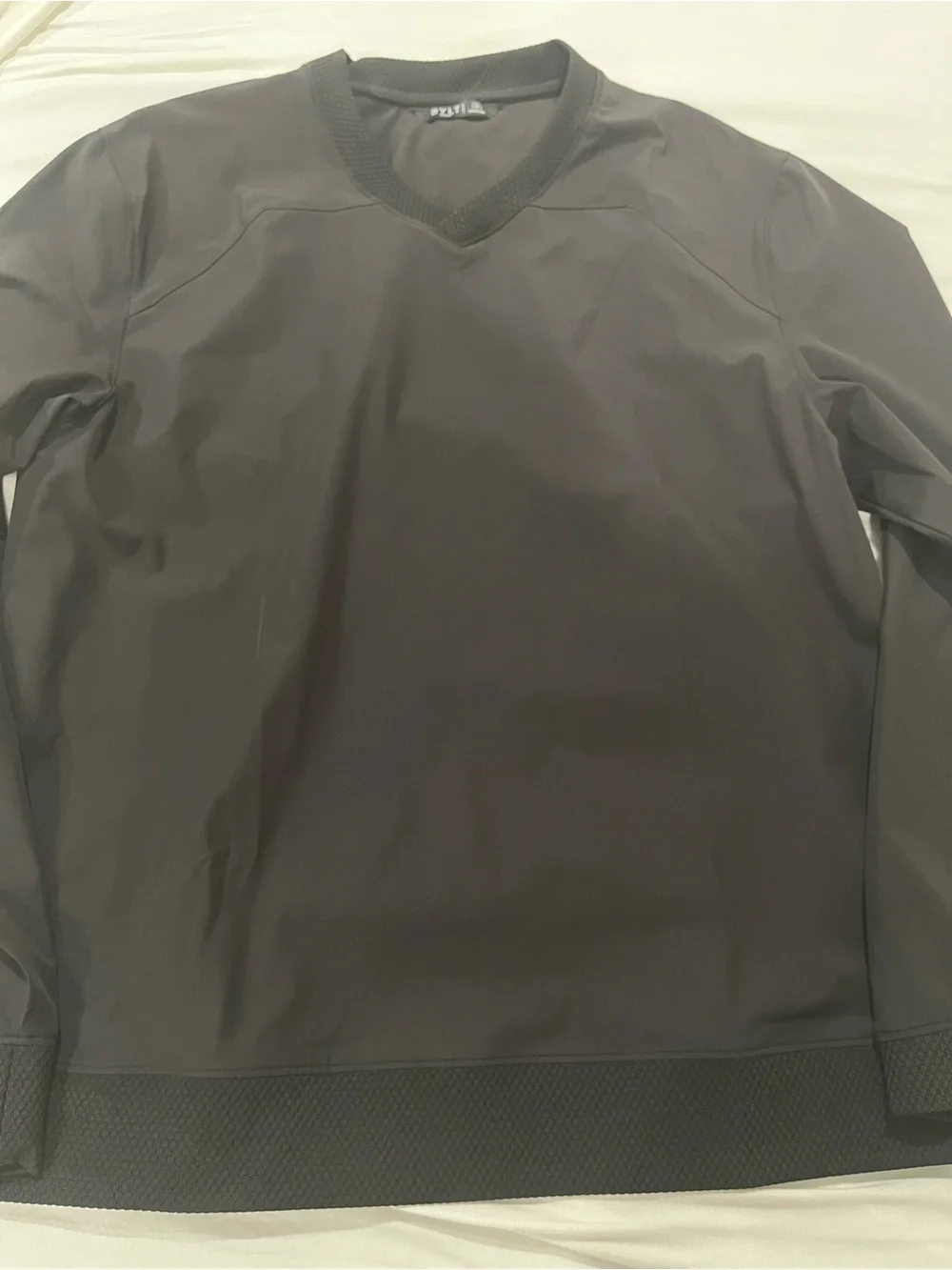 Brand New BYLT Arc Lightweight V-Neck Pullover Golf Jacket Black Medium